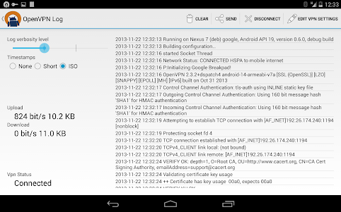 OpenVPN for Android 0.7.49 screenshot 8
