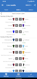 Live Scores for Serie A Italy 3.2.9 screenshot 6