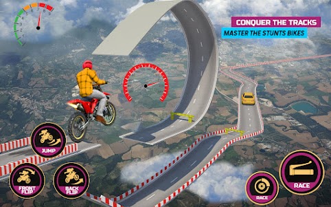 Racing Bike Stunt Games Master 1.10 screenshot 10
