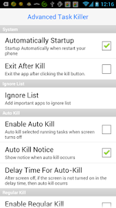 Advanced Task Killer - Free 1.0.0 screenshot 2