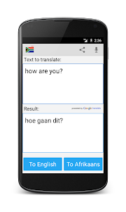 Afrikaans English Translator 20.9 screenshot 1