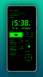 Digital Clock & Battery Charge 6.1.2 screenshot 4