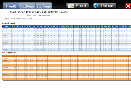 Baseball ScoreBook 1.12 screenshot 5