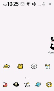Funny panda launcher theme 1.0 screenshot 3