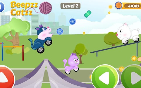 Kids Car Racing game - Beepzz Cats 🐱 3.0.2 screenshot 3