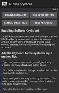 Sulfur's Keyboard 2.1.0.20151121 screenshot 1