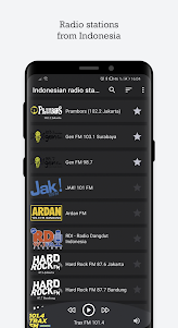 Indonesian radio stations 1.1.0 screenshot 1