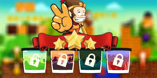 Jungle Monkey Run Saga World 1.1 screenshot 4