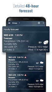 Sense V2 Flip Clock & Weather 6.36.1 screenshot 4