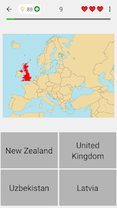 Maps of All Countries Geo-Quiz 3.1.0 screenshot 7