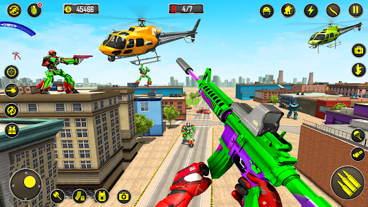 FPS robot shooting gun games 2.1 screenshot 1