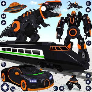 Dino Transform Robot Car Game 83 screenshot 17
