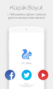 UC Browser Mini for Turkish 9.6.0 screenshot 1
