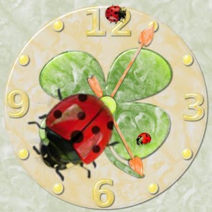 Ladybug clock Happy screenshot 2