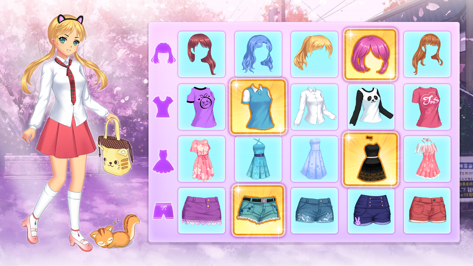 Anime Dress Up Games For Girls  APK Download - Android Simulation Games