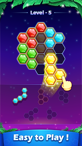 Hexa Block Puzzle -Block Games 1.7 screenshot 1