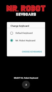 Mr. Robot Keyboard 1.2 screenshot 2
