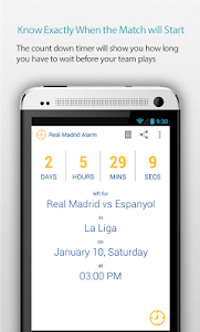 Real Madrid Schedule 2.0 screenshot 1