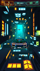 Neon Flytron: Cyberpunk Racer 1.9.3 screenshot 1