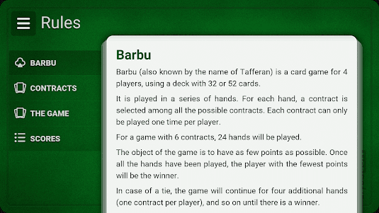 Barbu 0.2.5 screenshot 13