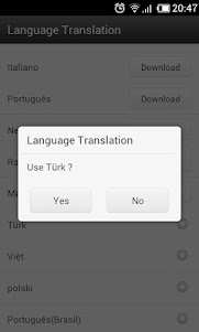 Turkish Language GOWeatherEX 1.1 screenshot 1