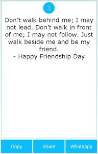 Happy Friendship Day Quotes 1.0 screenshot 2