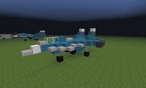 Jet Fighter Minecraft 1.0 screenshot 1