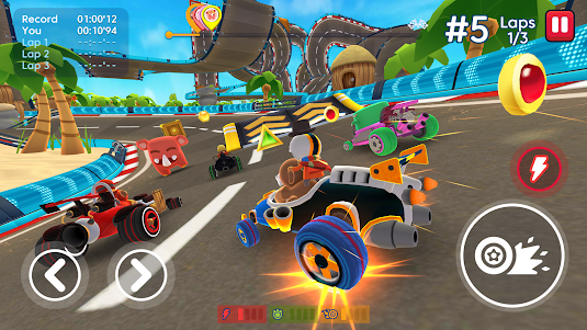 Starlit On Wheels: Super Kart 3.7 screenshot 1