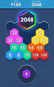 Merge Block-2048 Hexa puzzle 1.8 screenshot 20