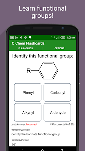 Organic Chemistry Flashcards 1.56 screenshot 5
