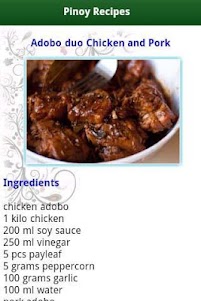 Pinoy Food Recipes 1.7 screenshot 5