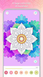 Color by Number – Mandala Book 3.4.1 screenshot 2