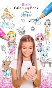 Girls Color Book with Glitter 1.1.8.0 screenshot 1