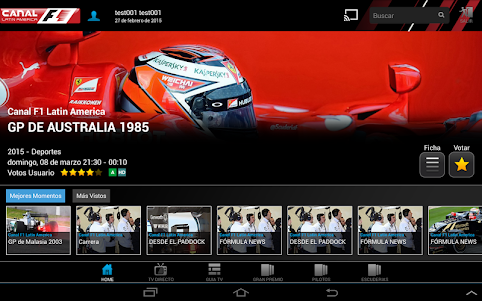 Canal F1 Latin America 1.8.7 screenshot 3