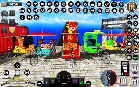 Bicycle Rickshaw Driving Games 4.4 screenshot 6
