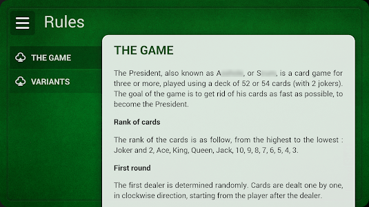 President - Card Game 2.2.5 screenshot 8