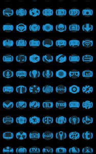 Blue Glow - Icon Pack 1.2 screenshot 4
