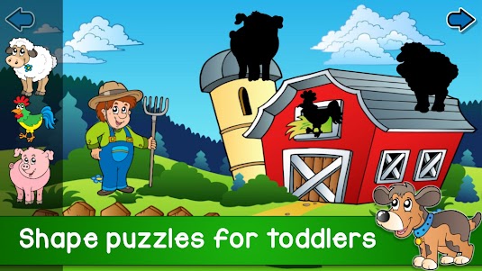 Baby Games Animal Shape Puzzle 33.2 screenshot 1