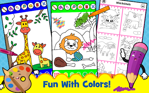 Animals for kids: Color & Draw 1.25 screenshot 2