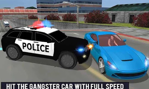 Police Car Gangster Escape Sim 1.0.5 screenshot 3