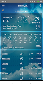 Weather Forecast Pro 1.0.2 screenshot 1
