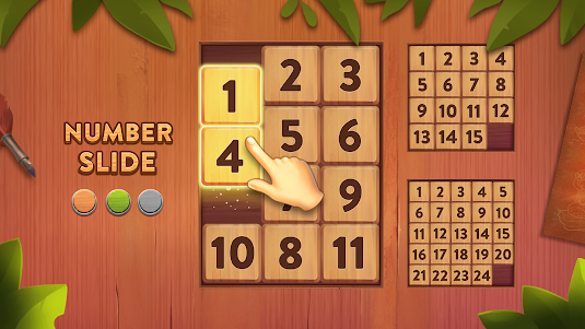 Number Slide: Wood Jigsaw Game 1.0 screenshot 7