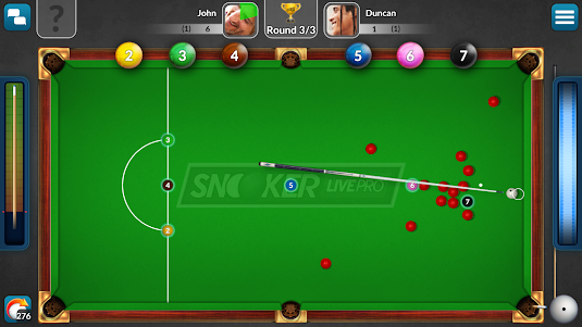 Snooker Live Pro & Six-red 2.6.5 screenshot 3