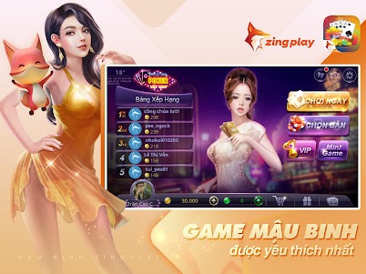 Poker VN ZingPlay ( Mậu Binh) 6.4.6 screenshot 9