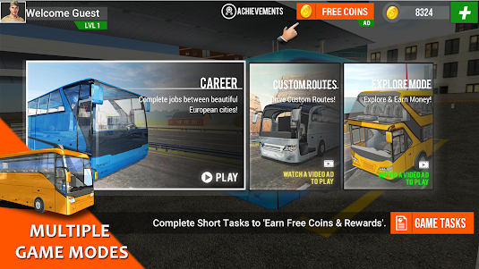 Bus Simulator 2023 : Transport 17 screenshot 1