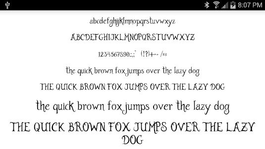 Halloween Fonts for FlipFont  screenshot 2
