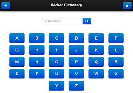 தமிழ் Pocket Dictionary 0.0.1 screenshot 1