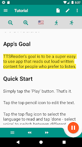 Simple Text Reader - Text to S 0.1.3 screenshot 1