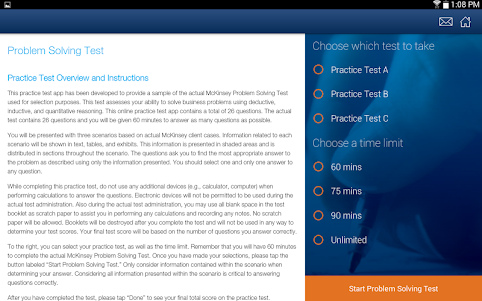 McKinsey PS Practice Test 1.0 screenshot 13