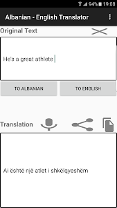 English - Albanian Translator 5.0 screenshot 3